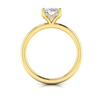 Springer's Forever Engagement Ring Springer's Forever Select 18K Yellow Gold Oval Solitaire Engagement Ring Mounting