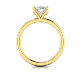 Springer's Forever Engagement Ring Springer's Forever Select 18K Yellow Gold Oval Solitaire Engagement Ring Mounting