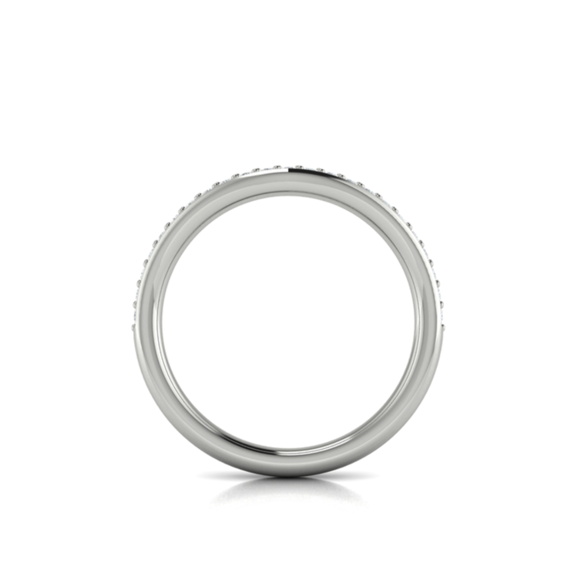 Springer's Forever Wedding Band Springer's Forever Select by Vlora 18K White Gold Diamond Contour Band - .21ctw