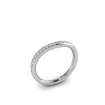 Springer's Forever Wedding Band Springer's Forever Select by Vlora 18K White Gold Diamond Contour Band - .21ctw