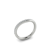 Springer's Forever Wedding Band Springer's Forever Select by Vlora 18K White Gold Diamond Contour Band - .21ctw