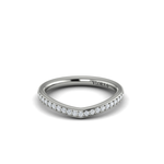 Springer's Forever Wedding Band Springer's Forever Select by Vlora 18K White Gold Diamond Contour Band - .21ctw