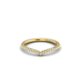 Springer's Forever Wedding Band Springer's Forever Select by Vlora 18K Yellow Gold Diamond Contour Band - .21ctw