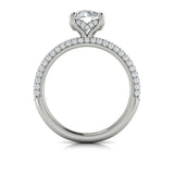 Springer's Forever Engagement Ring Springer’s Forever Select by Vlora Round Diamond Engagement Mounting in 18K White Gold - .59 ctw