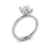 Springer's Forever Engagement Ring Springer’s Forever Select by Vlora Round Engagement Mounting in 18K White Gold