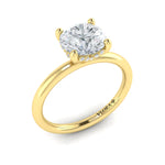 Springer's Forever Engagement Ring Springer’s Forever Select by Vlora Round Engagement Mounting in 18K Yellow Gold