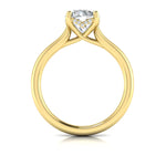 Springer's Forever Engagement Ring Springer’s Forever Select by Vlora Round Solitaire Engagement Mounting in 18K Yellow Gold