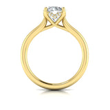 Springer's Forever Engagement Ring Springer’s Forever Select by Vlora Round Solitaire Engagement Mounting in 18K Yellow Gold