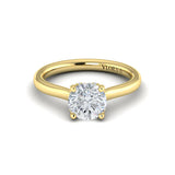 Springer's Forever Engagement Ring Springer’s Forever Select by Vlora Round Solitaire Engagement Mounting in 18K Yellow Gold