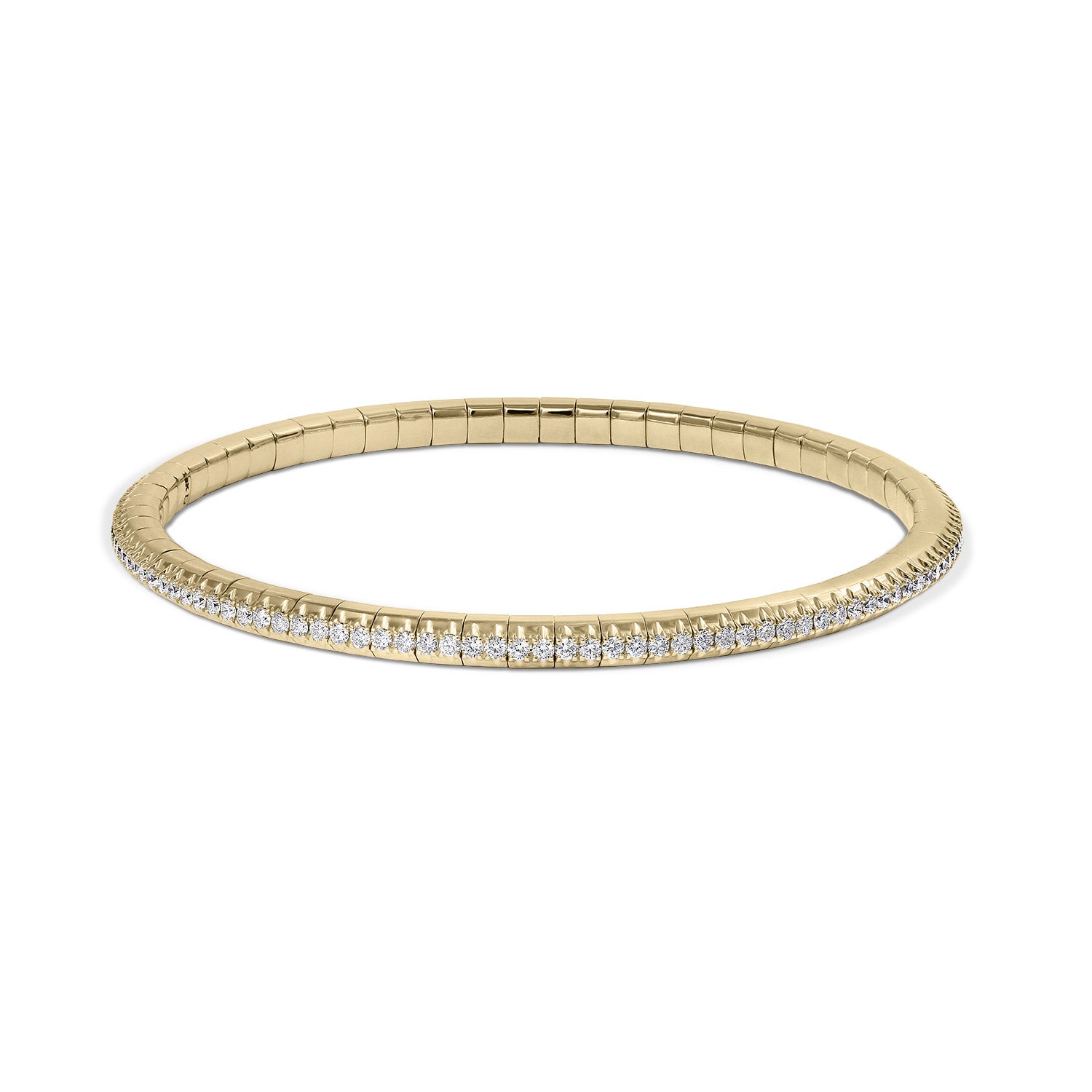 Springer's Forever Bracelet Springer’s Forever Select Diamond Stretch Bracelet in 18K Yellow Gold – 1.50ctw