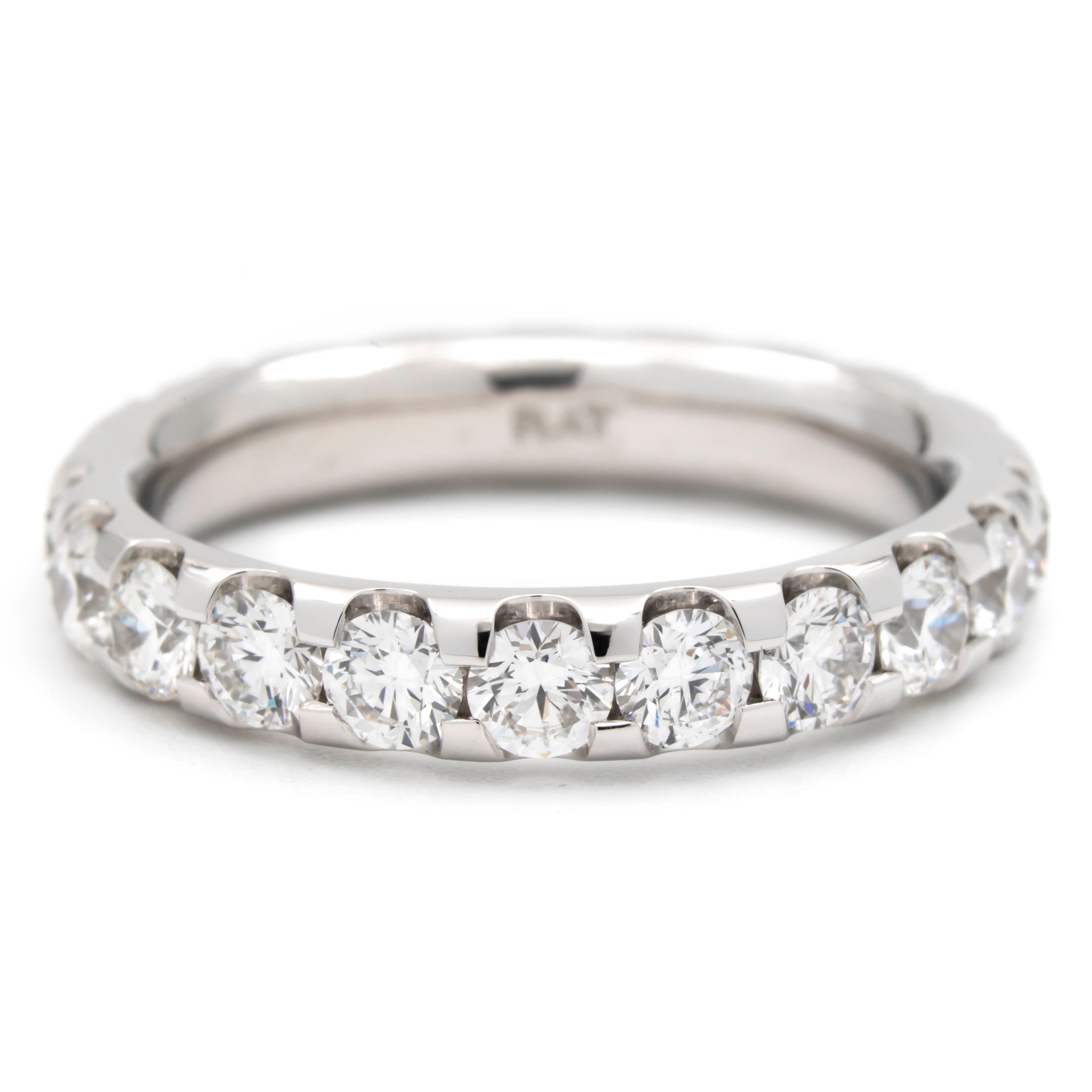 Springer's Forever Wedding Band Springer’s Forever Select Round Diamond Eternity Band in Platinum – 3.29ctw 7