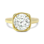 Springer's Forever Engagement Ring Springer's Forever Select Vlora 18K Yellow Gold Mounting & Legacy Old European Cut Diamond Ring - 2.56ct