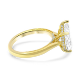 Springer's Forever Engagement Ring Springer's Forever Select Vlora 18K Yellow Gold Mounting & Legacy Pear Cut Diamond Ring - 3.36ct