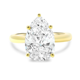 Springer's Forever Engagement Ring Springer's Forever Select Vlora 18K Yellow Gold Mounting & Legacy Pear Cut Diamond Ring - 3.36ct