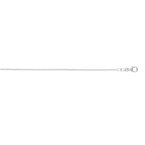 Springer's Forever Necklaces and Pendants Springer's Forever Signature 14k White Gold 1.5mm Round Cable Chain - 16"