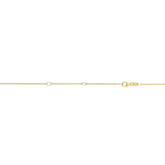 Springer's Forever Necklaces and Pendants Springer's Forever Signature 14k Yellow Gold 1.2mm Double Extendable Cable Chain