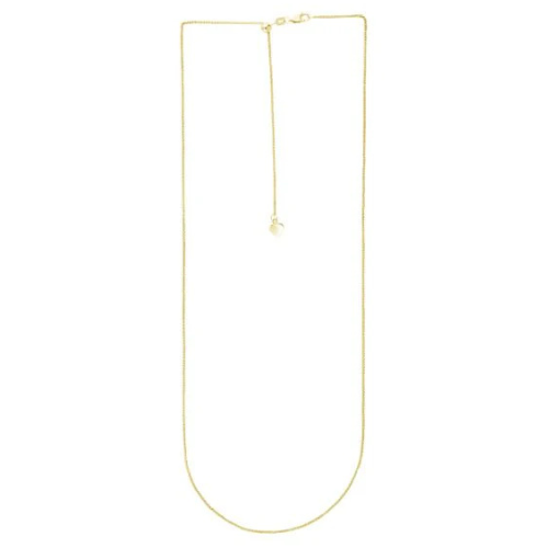 Springer's Forever Necklaces and Pendants Springer's Forever Signature 14k Yellow Gold 1mm Adjustable Wheat Chain - 22"