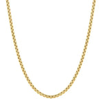 Springer's Forever Necklaces and Pendants Springer's Forever Signature 14k Yellow Gold 3.4mm Lite Round Box Chain - 20"