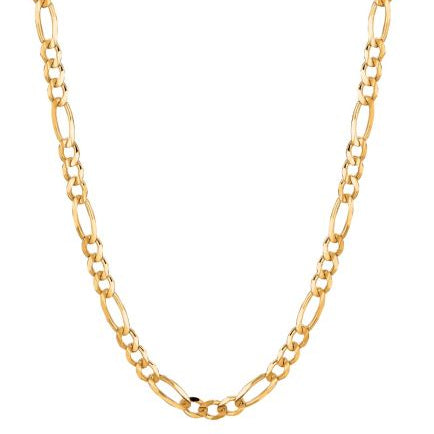 Springer's Forever Necklaces and Pendants Springer's Forever Signature 14k Yellow Gold 4.5mm Figaro Chain - 22"