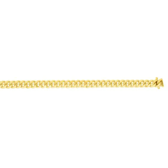 Springer's Forever Necklaces and Pendants Springer's Forever Signature 14k Yellow Gold 4mm Classic Miami Cuban - 24"