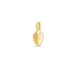 Springer's Forever Charm Springer's Forever Signature 14k Yellow Gold Diamond Heart Charm