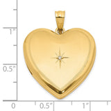 Springer's Forever Necklaces and Pendants Springer's Forever Signature 14k Yellow Gold Heart Locket Pendant