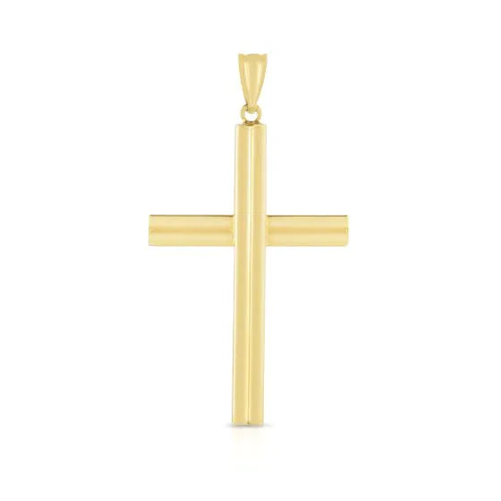 Springer's Forever Necklaces and Pendants Springer's Forever Signature 14k Yellow Gold Polished Cross Pendant