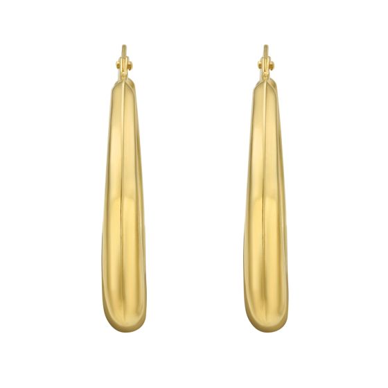 Springer's Forever Earrings Springer's Forever Signature Classic Round Hoops - Yellow Gold