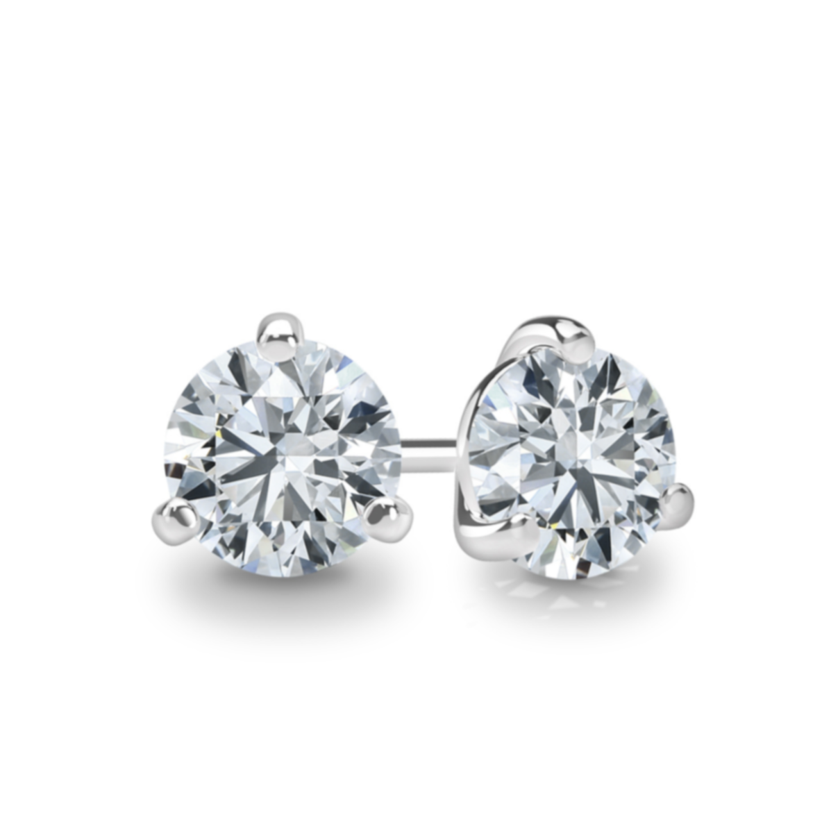 Springer's Forever Earrings Springer’s Forever Signature Diamond Studs in 14K White Gold – 0.50ctw