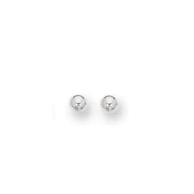 Springer's Forever Earrings Springer's Forever Signature Polished 6mm Post Earring - White Gold