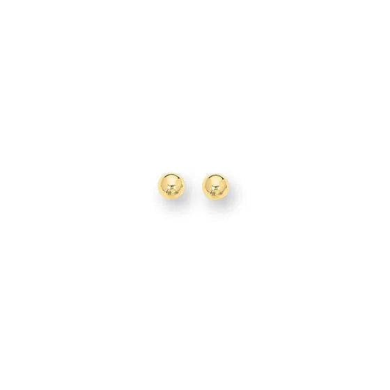 Springer's Forever Earrings Springer's Forever Signature Polished 8mm Post Earring - Yellow Gold
