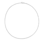 Springer's Forever Necklaces and Pendants Springer's Forever Signature Sterling Silver 2.5mm Moon-Cut Bead Chain - 18"