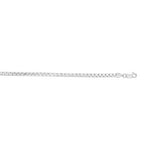 Springer's Forever Necklaces and Pendants Springer's Forever Signature Sterling Silver 3.9mm Rockstar Cut Round Box Chain - 20"