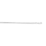 Springer's Forever Necklaces and Pendants Springer's Forever Signature Sterling Silver 3.9mm Rockstar Cut Round Box Chain - 20"