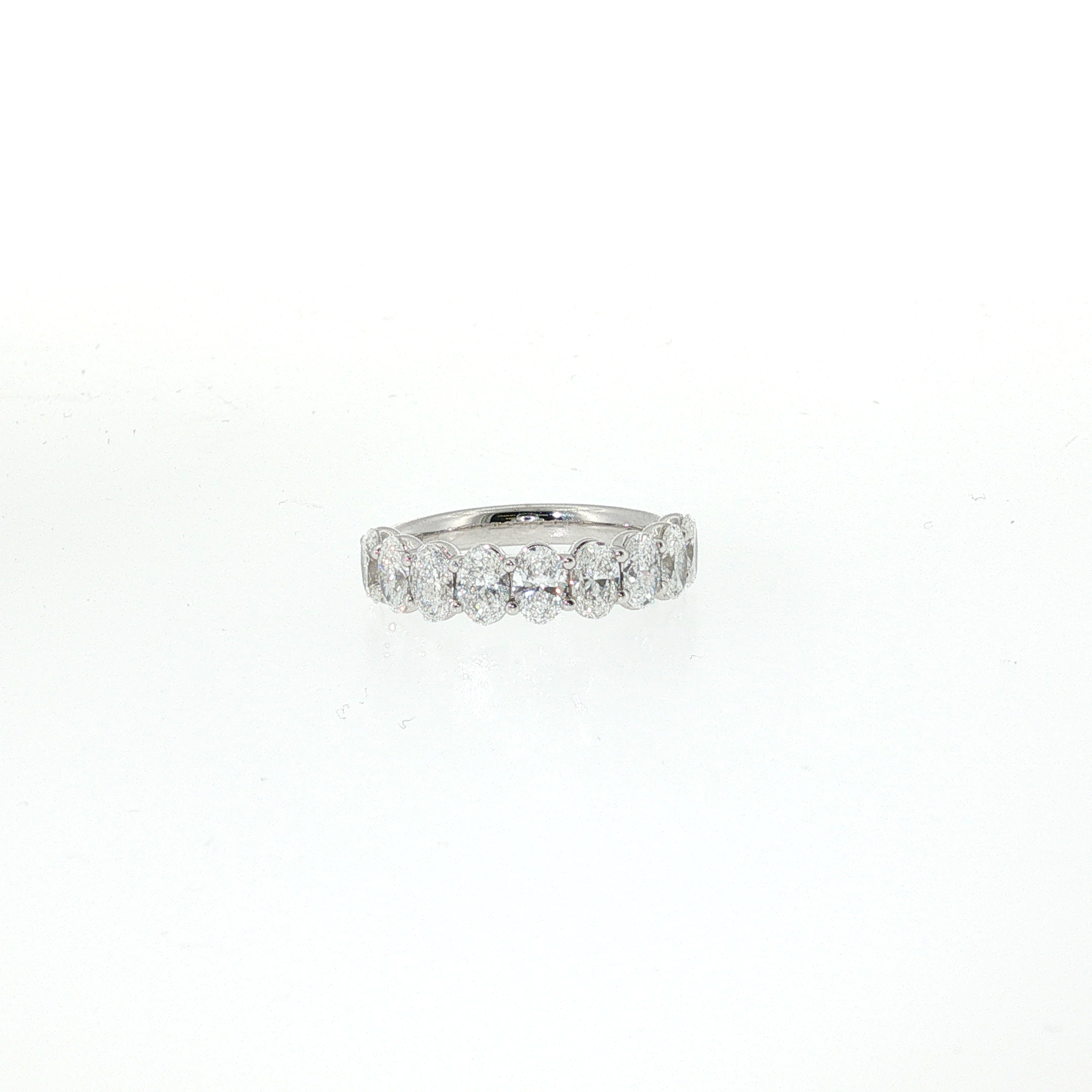 Springer's Forever 14K White Gold Oval Diamond Band - 2.15ctw