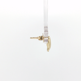 Springer's Stud Earrings Page Estate Collection 14k Yellow Gold Scallop Shell Stud Earrings