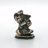 Springer's Pendants Page Estate Collection Sterling Silver and 14K Yellow Gold Soldier Fob Pendant