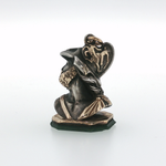 Springer's Pendants Page Estate Collection Sterling Silver and 14K Yellow Gold Soldier Fob Pendant