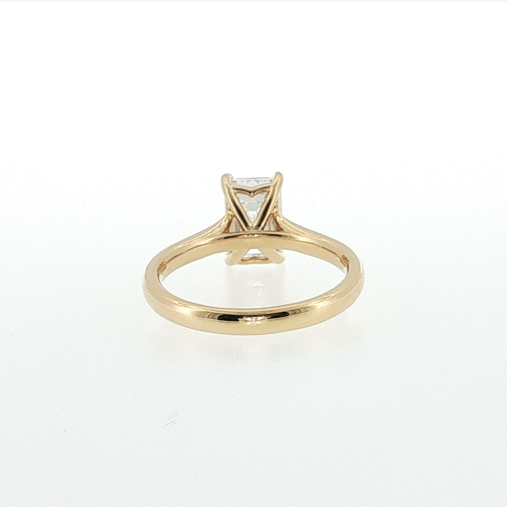 Springer's Solitaire Rings Vlora x Legacy 2.05ct Emerald Cut Diamond Solitaire Engagement Ring in 18k Yellow Gold