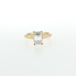 Springer's Solitaire Rings Vlora x Legacy 2.05ct Emerald Cut Diamond Solitaire Engagement Ring in 18k Yellow Gold
