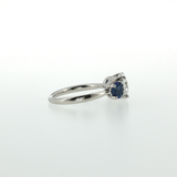 Springer's Multi-Stone Rings Vlora x Legacy Platinum Three-Stone Ring with 2.09ct Diamond and Sapphires
