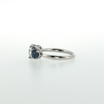 Springer's Multi-Stone Rings Vlora x Legacy Platinum Three-Stone Ring with 2.09ct Diamond and Sapphires