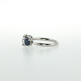 Springer's Multi-Stone Rings Vlora x Legacy Platinum Three-Stone Ring with 2.09ct Diamond and Sapphires