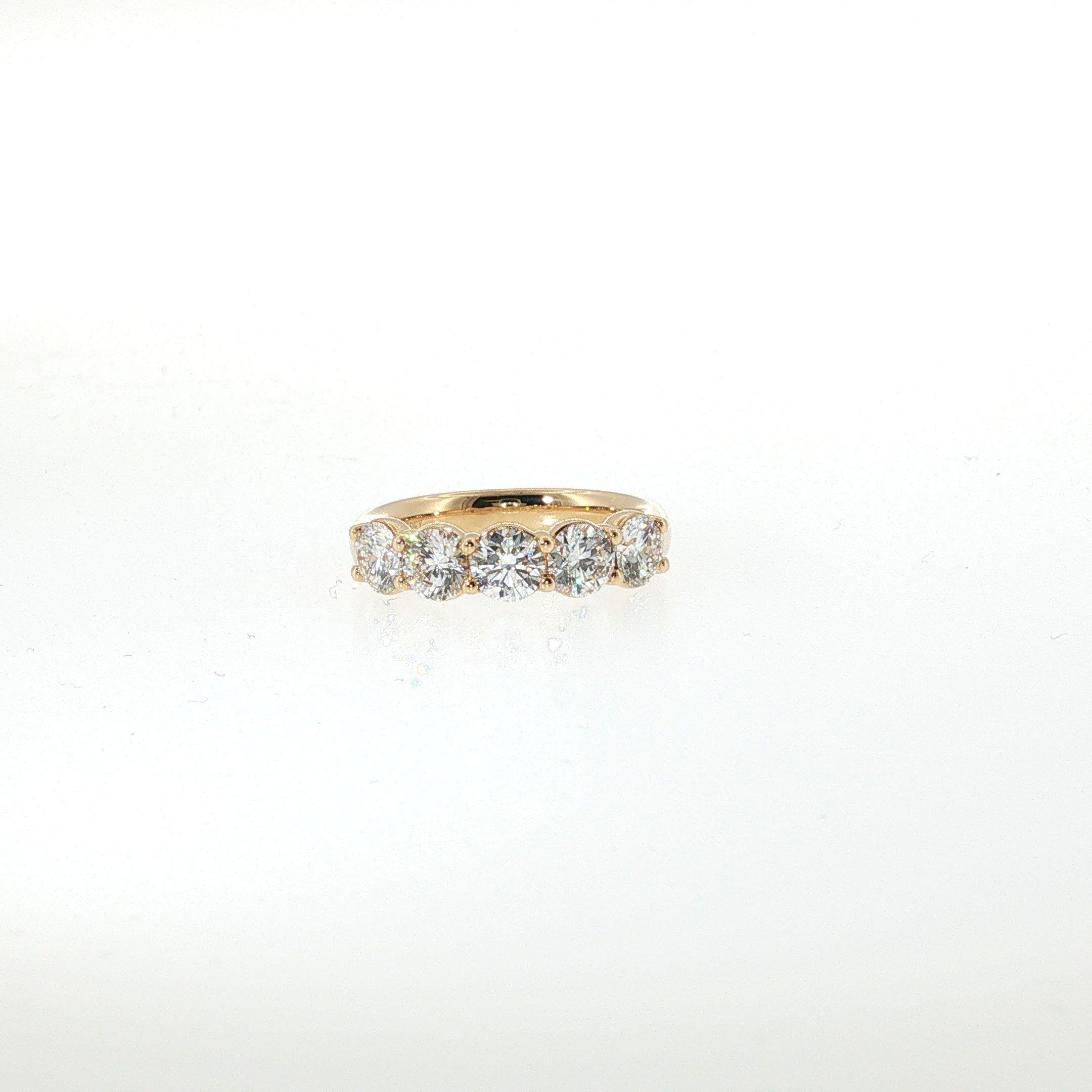 Springer's Forever 18K Yellow Gold Five-Stone Diamond Band - 1.81ctw