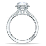 Tacori Engagement Engagement Ring Tacori 18k White Gold Diamond Halo Semi-Mounting