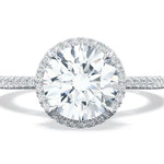 Tacori Engagement Engagement Ring Tacori 18k White Gold Diamond Halo Semi-Mounting