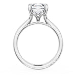Tacori Engagement Engagement Ring Tacori 18k White Gold Founder's Collection Emerald Solitaire Engagement Ring Mounting