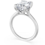 Tacori Engagement Engagement Ring Tacori 18k White Gold Founder's Collection Emerald Solitaire Engagement Ring Mounting