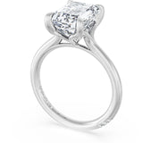 Tacori Engagement Engagement Ring Tacori 18k White Gold Founder's Collection Emerald Solitaire Engagement Ring Mounting