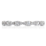 Tacori Engagement Wedding Band Tacori 18k White Gold Marquise Diamond Band - .36ctw